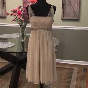 Jessica Howard Gold Dress